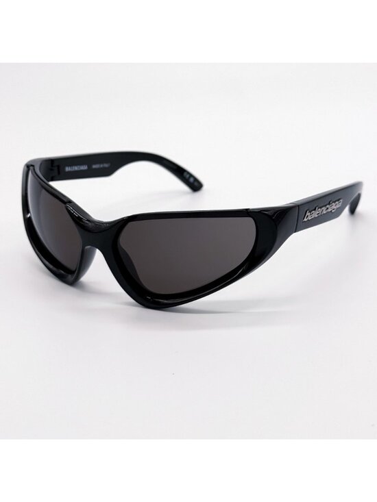 NEW BALENCIAGA BB0202S 001 SUNGLASSES BLACK OVERSIZED WOMEN EYEWEAR BALENCIAGA main image 5
